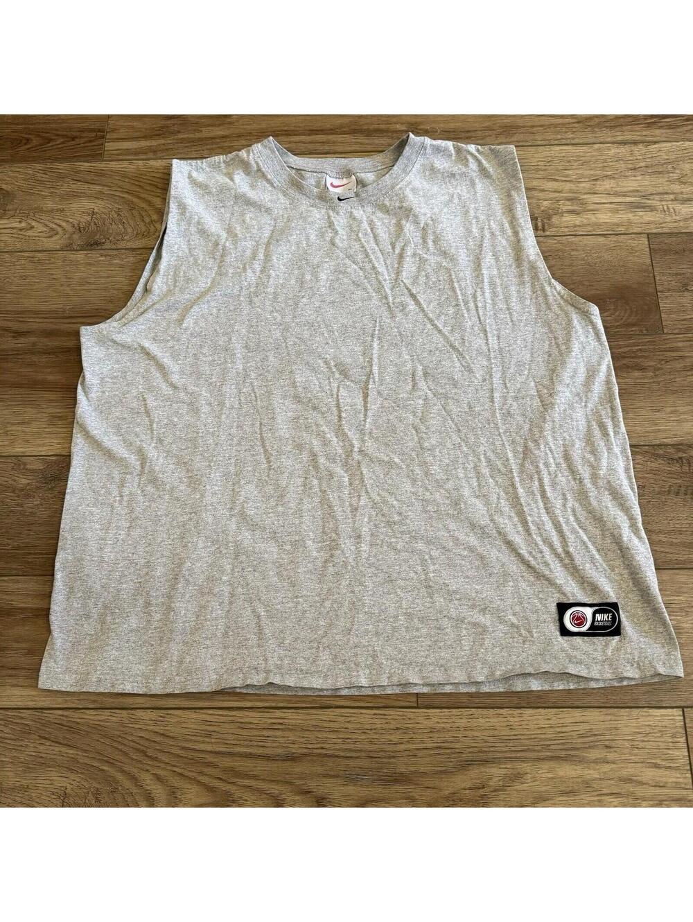 Vintage 90s Nike Basketball Center Swoosh Check Shirt XL